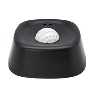 FewNvWa Slow Lick Bowl Bowl Rotary Spill Function Material Suitable for Puppy Mealtime Enrichment, Black And White