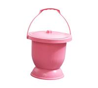 FewNvWa Spit- with Lid, Urinal for Home Use, Toilet for Women, Men and The Elderly, Pink