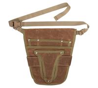 FewNvWa Tool Waist Pouch Garden Waist Belt Heavy Duty with Pockets Gardeners Handy Mechanics Utility Belt Apron Gardening Tools Belt, Brown