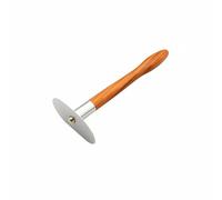 FewNvWa Traditional Scraping Plat Handheld Body Tool Rosewood Brass Ergonomic Handle Manual Scraping Self Guide Suitable for Family Home Spa, Red Pear Wood Brass Tai Chi Gua Sha Board Short Handle