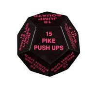 FewNvWa , Training Cube, Workout Cube Made of PU - with Versatile Exercises for Athletic Groups, Red