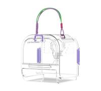 FewNvWa Travel Cage for Small Pets, Carrying Case for Chinchillas and Hamsters, violet