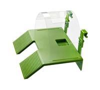 FewNvWa Turtle Basking Adjustable Heavy Duty Support Sturdy PP Material Spacious Area Suitable for Various Turtle Tank Uses, Green, Small
