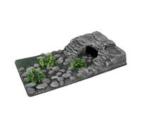 FewNvWa Turtle Sun As A Resting Terrace And Climbing Rock. The Turtle Island And Habitat Ramp Made of Resin in Natural Rock Look, Style C