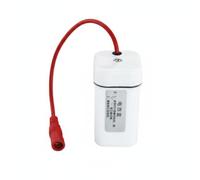 FewNvWa Urinal Power Supply Box Case Pack Flush Controller Module With 6v Dc Output And 4 Aa Holder suitable for schools office facilities, White, Dc Female Plug