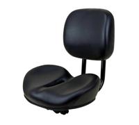 FewNvWa Ventilated Seat Ergonomic Cushion Adjustable Back Panel Compact Structure Suitable for Leisure Riding