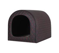 FewNvWa Winter Cat Dog Bed Pet Supplies Easy to Clean Abrasion-resistant Elastic Thermal Kennel Cat Nest for Home Use 3-7kg Pets Pup, Black
