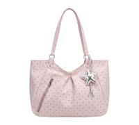FewNvWa Women's Handbag, Ideal for Everyday Use, in The Office, at Work and Elsewhere, Pink