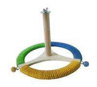 FewNvWa Wooden Bird Stand, Portable for Parrots And Parakeets in The Cage, Style A