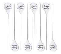 Fewo 8 Pack Stainless Steel Cake Tester Probe Chef Reusable Metal Cake Testing Needle Sticks Skewer Bread Biscuit Muffin Pancake Baking Tools