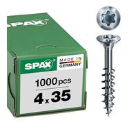 FEX-H, 4 x 35 mm, 1000 pieces, partial thread, countersunk head, T-Star plus T15, 4CUT, Wirox - 35704012302011