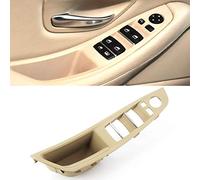 FEXON Driver Side Door Handle for BMW 5 Series,Window Switch Armrest Panel,Inner Pull Handle Trim Panel Cover for 2010-2016 BMW 5 Series 520 523 525 528 530 535 F10 F11 Beige