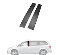 FEXON Front Left & Right Side Windshield Outer Pillar Trim Molding Compatible with Chrysler Town Country 2008-2016 Dodge Grand Caravan 2008-2020 Replaces 926-445 926-446 (Driver & Passenger Side 2ps)