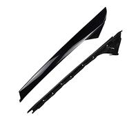 FEXON Front Passenger Side Windshield Outer & Inner A Pillar Trim Molding Kit Compatible with Ford Explorer 2011 2012 2013 2014 2015 2016 2017 2018 2019 Replaces 926-451 (Right 2ps，Gloss Black)
