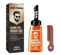 FEXPDL 2 in 1 Hair Wax Comb Hair Setting Gel with Dip Comb, Gummy Hair Gel Mens, 2-in-1 Men Hair Wax Gel with Comb, Men’s Hair Styling Natural Shine Strong Hold Gel Wax 100ML