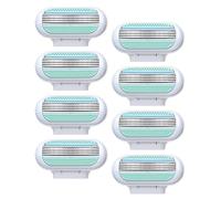 FEXPDL 8Pcs Replacement Razor Blades Refills Compatible With Venus Razors for Women Refills Compatible with Gillette Venus Extra Smooth Women's Razor