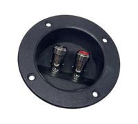 fexxkg Current Speakers Terminals Cup 75/82 / 90Mm Round Cutout Spring Clamp Connectors OxygenFree Coppers for Enhances Sound OFC Coppers Speakers Binding Post