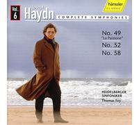 Fey Heidelberger Sinfoniker - Haydn - Symphonies 49, 52 & 58