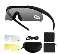 Feyachi Safety Glasses, Tactical Shooting Glasses, Clear Cycling Glasses