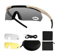 Feyachi Safety Glasses, Tactical Shooting Glasses, Clear Cycling Glasses