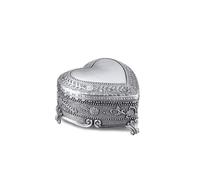Feyarl Heart Shaped Jewellery Box Vintage Small Trinket Box Antique Ring Boxes Mini Jewellery Storage Organizer Boxes Birthday Mothers Gift