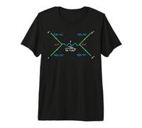 Feynman Diagram Annihilation Quantum Mechanics Science Lover Premium T-Shirt