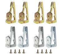 Feyoalix 156T1978A Time Switch Trippers Replacement for Intermati Fit T100 Series Timer 2 Pack (4 on / 4 Off / 8 Screws)
