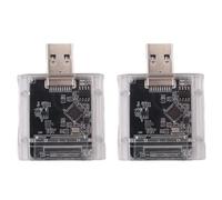 Feyoalix 2X M2 NGFF SSD Case M.2 to USB 3.0 Gen1 5Gbps High-Speed SSD Enclosure for SATA M.2 NGFF SSD 2230 2242 2260 2280 SSD