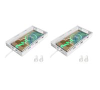 Feyoalix 2X Universal Phone Safe Lock Box for All Phones Mobile Phone Lock Box Safe Smartphone Storage Box Locking Container
