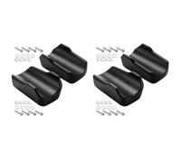 Feyoalix 4 Pcs Rollator Armrest Pad Upright Walker Forearm Pads Black Walker Handle Cushions Stand Up Rollator Accessories