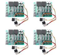 Feyoalix 4X DC 10-55V 100A Motor Speed Controller PWM HHO RC Reverse Control Switch with LED Display