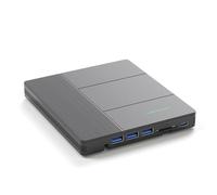 Feyoalix Multifunctional External Hard Drive with USB 3.0 Interface, DVD/CD Playback Support, Portable Burner, SD/TF Card Slot