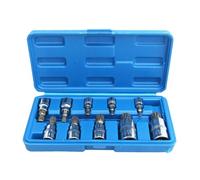 Feyoalix Twelve-Angle Sleeve Professional tripartite Spline Drill bit Replaceable Wrench Drill Sleeve Tamper Proof car kit