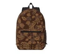 FEYUNYAN 17-Inch Water-Resistant Laptop Backpack With Multiple Pockets | Set Of Ornate Floral, Oxford Travel Bag, Anti-Theft Design & Ergonomic Straps For School, Work, Travel