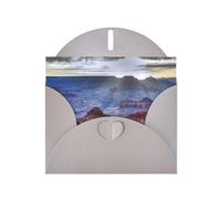 FEYUNYAN All-Occasion Greeting Cards With Gray Envelope, Grand Canyon, Blank Inside Thank You Cards Set, Luxury Pearl Paper Eco-Friendly Blank Note Cards For Wedding Birthday Christmas