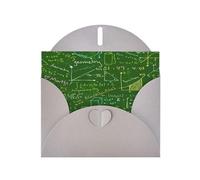 FEYUNYAN All-Occasion Greeting Cards With Gray Envelope, Math Question, Blank Inside Thank You Cards Set, Luxury Pearl Paper Eco-Friendly Blank Note Cards For Wedding Birthday Christmas