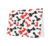 FEYUNYAN All-Occasion Greeting Cards With White Envelope, Chess Pattern, Blank Inside Thank You Cards Set, Luxury Pearl Paper Eco-Friendly Blank Note Cards For Wedding Birthday Christmas