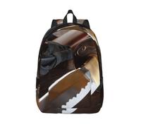 FEYUNYAN Casual Canvas Backpack Unisex, Lightweight Daypack For Work Travel | Japan Samurai Sword, Stylish Water-Resistant Rucksack For School College Outdoor, 15 Inch Laptop Backpack For Men Women Teens