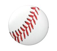 FEYUNYAN Durable Badge For Jackets Bags Gifts, Vibrant Tinplate Collectible Badges For Events, Teachers, Friends, Baseball Lace Close Up Round Badge, Bulk Iron-On Patches Alternative, 20 Pcs