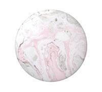 FEYUNYAN Durable Badge For Jackets Bags Gifts, Vibrant Tinplate Collectible Badges For Events, Teachers, Friends, Gray Pink Abstract Marble Round Badge, Bulk Iron-On Patches Alternative, 1 Pc