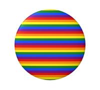 FEYUNYAN Durable Badge For Jackets Bags Gifts, Vibrant Tinplate Collectible Badges For Events, Teachers, Friends, Rainbow Pattern Round Badge, Bulk Iron-On Patches Alternative, 20 Pcs
