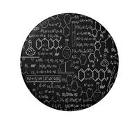 FEYUNYAN Durable Badge For Jackets Bags Gifts, Vibrant Tinplate Collectible Badges For Events, Teachers, Friends, Abstract Science Chemistry Round Badge, Bulk Iron-On Patches Alternative, 20 Pcs