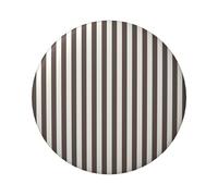 FEYUNYAN Durable Badge For Jackets Bags Gifts, Vibrant Tinplate Collectible Badges For Events, Teachers, Friends, Brown Stripe Round Badge, Bulk Iron-On Patches Alternative, 5 Pcs