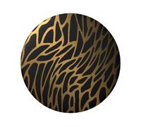 FEYUNYAN Durable Badge For Jackets Bags Gifts, Vibrant Tinplate Collectible Badges For Events, Teachers, Friends, Leopard Tiger Round Badge, Bulk Iron-On Patches Alternative, 1 Pc