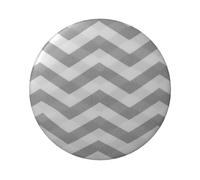 FEYUNYAN Durable Badge For Jackets Bags Gifts, Vibrant Tinplate Collectible Badges For Events, Teachers, Friends, Gray Stripe Round Badge, Bulk Iron-On Patches Alternative, 5 Pcs