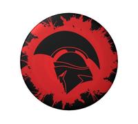 FEYUNYAN Durable Badge For Jackets Bags Gifts, Vibrant Tinplate Collectible Badges For Events, Teachers, Friends, Spartan Warrior Helmet Round Badge, Bulk Iron-On Patches Alternative, 1 Pc
