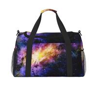 FEYUNYAN Extra Large Tote Bag with Adjustable Strap, Water-Resistant Travel Duffel with Anti-Slip Handles, Galaxy in The Universe, Heavy-Duty Crossbody Bag for Gym, Weekend Trips & Outdoor Sports