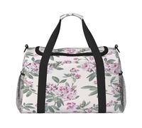 FEYUNYAN Extra Large Tote Bag with Adjustable Strap, Water-Resistant Travel Duffel with Anti-Slip Handles, Dusky Rose, Heavy-Duty Twill Crossbody Bag for Gym, Weekend Trips & Outdoor Sports