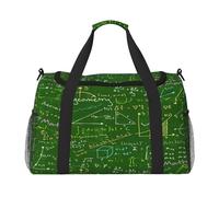 FEYUNYAN Extra Large Tote Bag with Adjustable Strap, Water-Resistant Travel Duffel with Anti-Slip Handles, Math question, Heavy-Duty Twill Crossbody Bag for Gym, Weekend Trips & Outdoor Sports