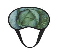 FEYUNYAN Fashion Sleep Mask for Adults, Bright Cabbage Eye Shade with Adjustable Strap, Sleeping Mask for Women & Men, Comfortable Blackout Eye Mask for Travel, Yoga, Nap